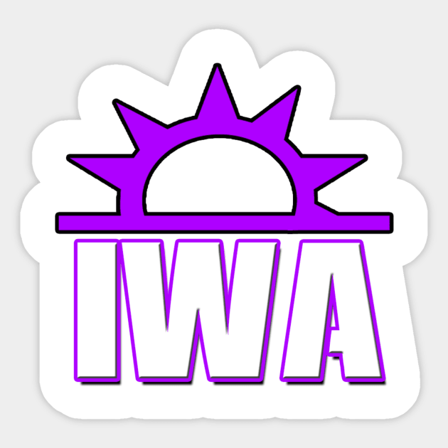 IWA Logo Sticker by IWAOfficialMerch